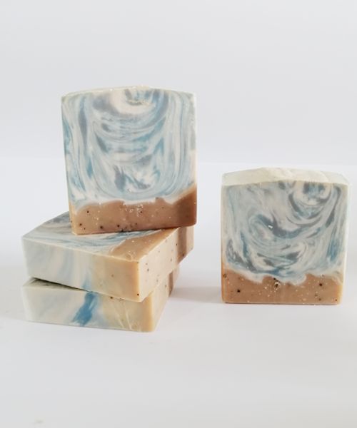 Beach soap lime and sandalwood musk 4 bars