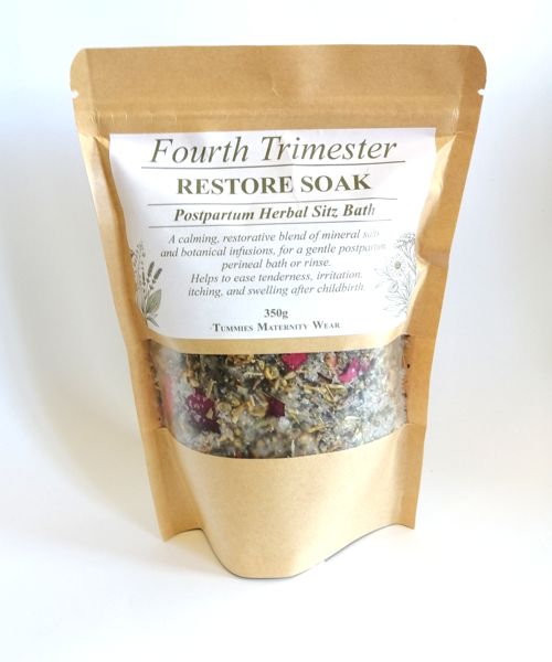 Fourth Trimester Herbal Healing Soak in packaging