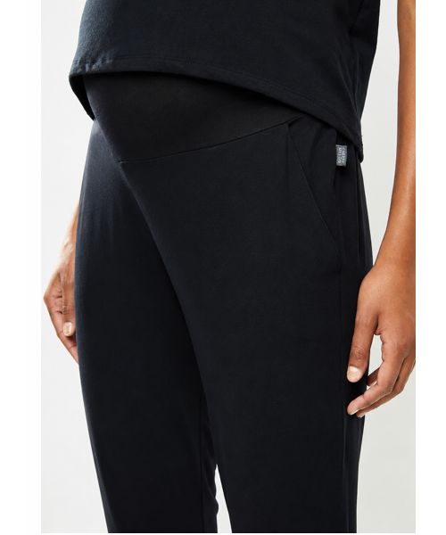 Preloved Cherry melon soft jogger pants Black