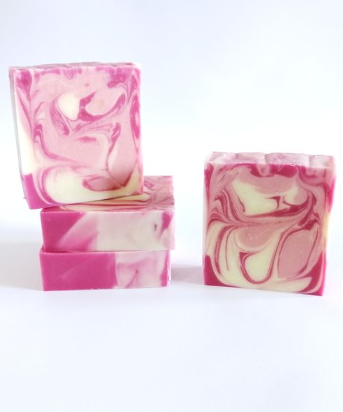 Rose Geranium and Rose Handcrafted Soap