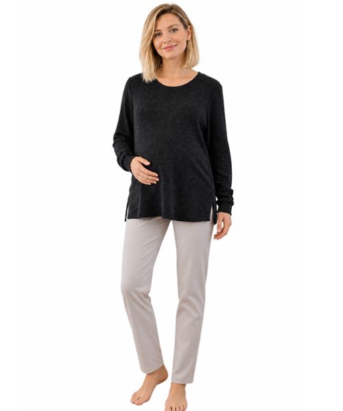 Stone tapered maternity pants
